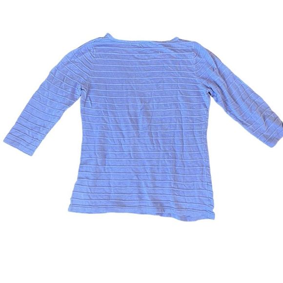 🌻 Dana Bushman | 3/4 Quarter Sleeve Lavender Top - Picture 3 of 3